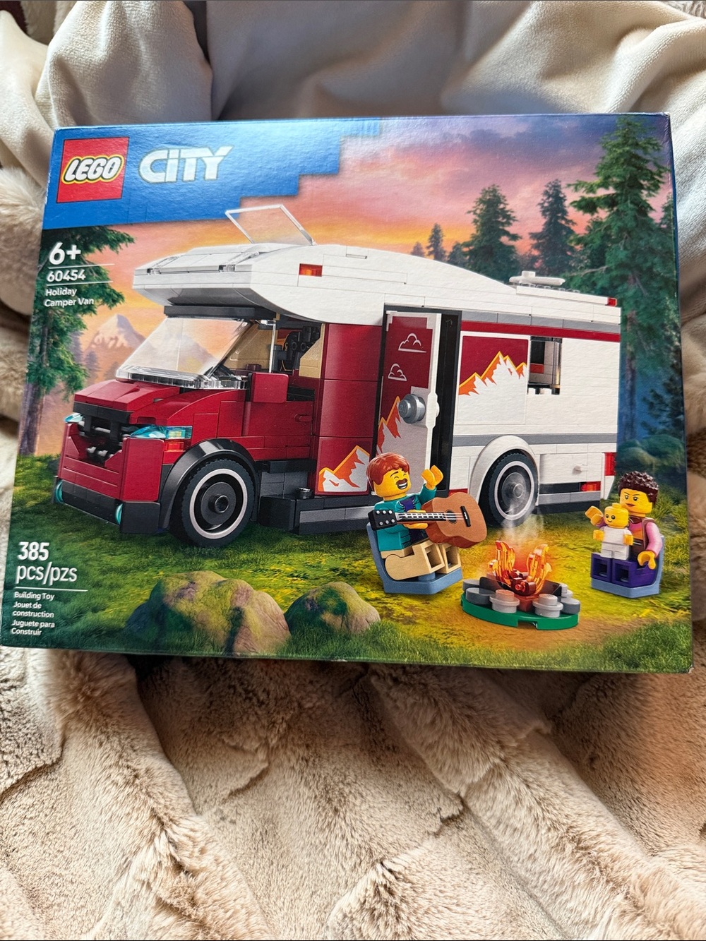 LEGO City Camper Van Playset - Red, White